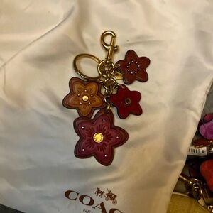Coach wildflower multi Keychain authentic rare